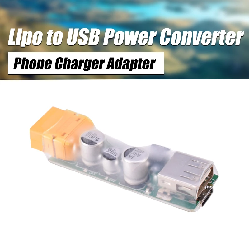 3S-6S Lipo Battery to USB Fast Charging Converter with XT60 Plug Cellphone Mobile Phone Charger Adapter
3S-6S Lipo Battery to USB Fast Charging Converter with XT60 Plug Cellphone Mobile Phone Charger Adapter