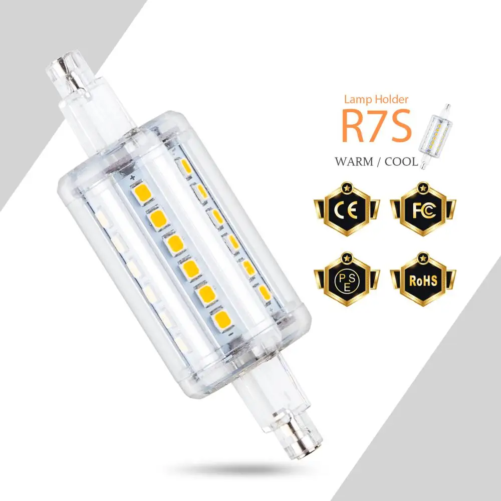R7S LED 118mm Corn LED Bulb 110V Tube Light Bulb J78 J118 LED Lamp 220V Bombilla r7s 78mm 135mm 189mm Ampoule Indoor Lighting
R7S LED 118mm Corn LED Bulb 110V Tube Light Bulb J78 J118 LED Lamp 220V Bombilla r7s 78mm 135mm 189mm Ampoule Indoor Lighting