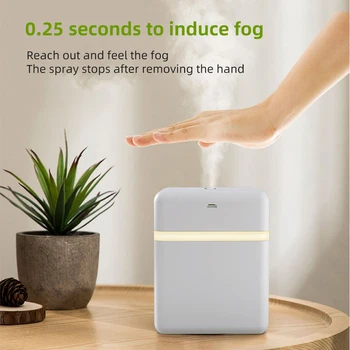 650ml Capacity Air Humidifier Dual Spray Rechargeable Wireless Ultrasonic Aroma Diffuser Color Light Fogger For Household 
650ml Capacity Air Humidifier Dual Spray Rechargeable Wireless Ultrasonic Aroma Diffuser Color Light Fogger For Household