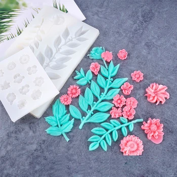 Handmade Large Rose Flower Lily Leaves Floral Theme UV Resin Silicone Mold Epoxy Resin Casting Mould Jewelry Making Tool
Handmade Large Rose Flower Lily Leaves Floral Theme UV Resin Silicone Mold Epoxy Resin Casting Mould Jewelry Making Tool