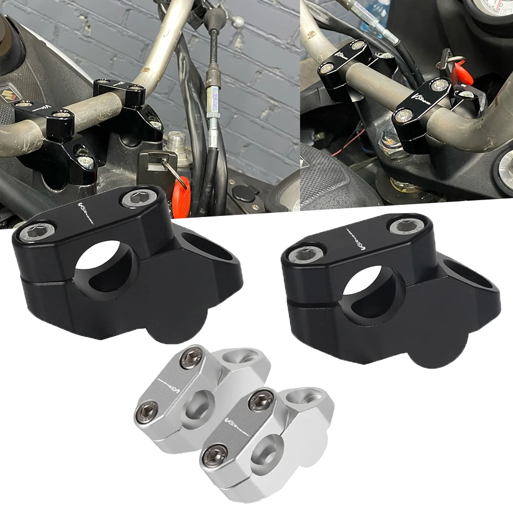 VSTROM 7/8" Handle Bar Mount Risers Offset Extend Raised For Suzuki V-Strom 250 V-STROM 650 DL650 V-Strom 1000 DL1000 22mm
VSTROM 7/8" Handle Bar Mount Risers Offset Extend Raised For Suzuki V-Strom 250 V-STROM 650 DL650 V-Strom 1000 DL1000 22mm