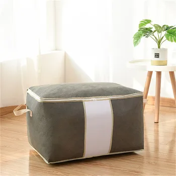 Non-woven Fabric Large Size Clothing Storage Bag Horizontal Vertical Section Quilt Clothes Storage Cloth bag Toy/Sundries Box
Non-woven Fabric Large Size Clothing Storage Bag Horizontal Vertical Section Quilt Clothes Storage Cloth bag Toy/Sundries Box