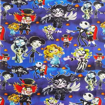 Jack Skull Cosplay Party 100% Cotton Fabric for Girl Clothes Hometextile Cushion Cover Backpacks Curtain DIY 105cm Width BL093
Jack Skull Cosplay Party 100% Cotton Fabric for Girl Clothes Hometextile Cushion Cover Backpacks Curtain DIY 105cm Width BL093