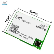 CMT2300A 868/915MHz SMD Wireless Module SPI Hardware Module E49-900M20S 3km Long Range IPEX/Stamp hole Antenna Wireless Module
CMT2300A 868/915MHz SMD Wireless Module SPI Hardware Module E49-900M20S 3km Long Range IPEX/Stamp hole Antenna Wireless Module