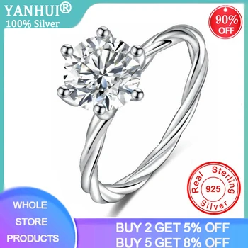 YANHUI Pattern Twisted Rope Hemp Finger Ring Gold Silver Color Micro Cubic Zirconia Tail Ring Fashion Women's Silver 925 Jewelry
YANHUI Pattern Twisted Rope Hemp Finger Ring Gold Silver Color Micro Cubic Zirconia Tail Ring Fashion Women's Silver 925 Jewelry