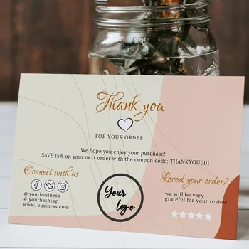 Personalize Modern Thank You Insert Card, Package Insert For Customers, Card Add Your LOGO, 6x4 Size Seller Business Thank You
Personalize Modern Thank You Insert Card, Package Insert For Customers, Card Add Your LOGO, 6x4 Size Seller Business Thank You