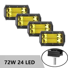 Fog Light 2 Pcs Yellow Led Bar Driving Lamp Offroad Work Light Bar Waterproof IP67 For Jeep ATV Car SUV Motorcycle Truck 12V/24V
Fog Light 2 Pcs Yellow Led Bar Driving Lamp Offroad Work Light Bar Waterproof IP67 For Jeep ATV Car SUV Motorcycle Truck 12V/24V