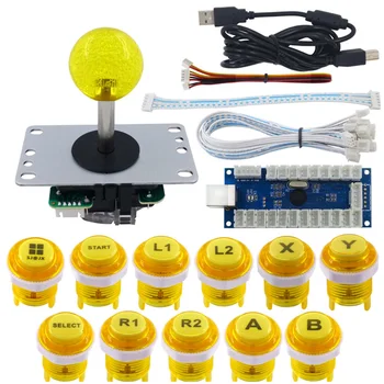 DIY Kit Mechanical Keyboard Switch LED Button Arcade Joystick Controller Zero Delay USB Encoder PC MAME Retropie
DIY Kit Mechanical Keyboard Switch LED Button Arcade Joystick Controller Zero Delay USB Encoder PC MAME Retropie