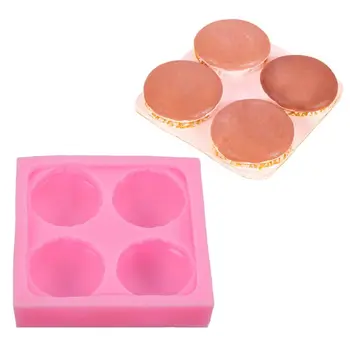 4 Cavity Macarons Shaped Silicone Cake Mold Chocolate Biscuit Mousse Baking Tool A9LB
4 Cavity Macarons Shaped Silicone Cake Mold Chocolate Biscuit Mousse Baking Tool A9LB