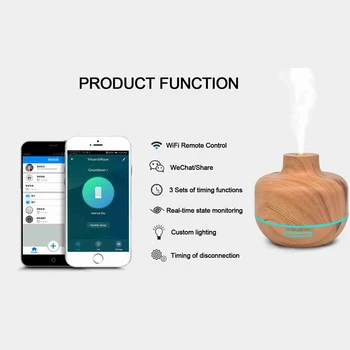 Smart Wifi Aroma Essential Oil Diffuser Air Humidifier Compatible with Alexa and Google Home Amazon Voice Control
Smart Wifi Aroma Essential Oil Diffuser Air Humidifier Compatible with Alexa and Google Home Amazon Voice Control
