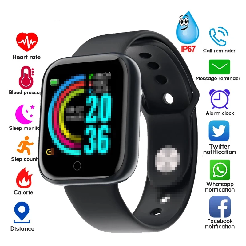 L18 Smart Watch 2020 Fitness Tracker Heart Rate Monitor Pedometer Cardio Smart Bracelet Waterproof Sports Clock For Android IOS
L18 Smart Watch 2020 Fitness Tracker Heart Rate Monitor Pedometer Cardio Smart Bracelet Waterproof Sports Clock For Android IOS