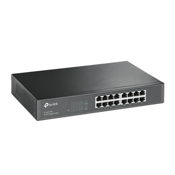 TP-LINK 16-Port Gigabit Desktop/Rackmount Switch, Unmanaged, Gigabit Ethernet (10/100/1000), Full duplex
TP-LINK 16-Port Gigabit Desktop/Rackmount Switch, Unmanaged, Gigabit Ethernet (10/100/1000), Full duplex