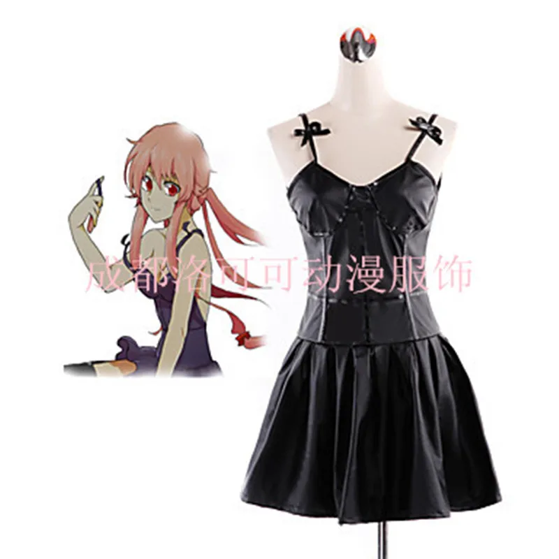 S-3XL Tailored Anime Mirai Nikki Cosplay Gasai Yuno Black Dress Uniform Set Cos Halloween Party Male/Female Costume
S-3XL Tailored Anime Mirai Nikki Cosplay Gasai Yuno Black Dress Uniform Set Cos Halloween Party Male/Female Costume