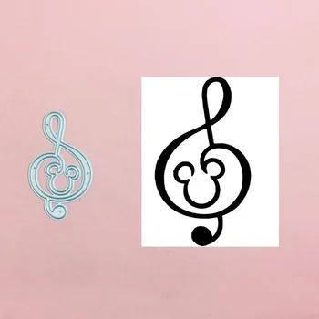 Mickey music notation Metal Cut Dies Stencils for Scrapbooking Stamp/photo album Decorative Embossing DIY Paper Cards
Mickey music notation Metal Cut Dies Stencils for Scrapbooking Stamp/photo album Decorative Embossing DIY Paper Cards