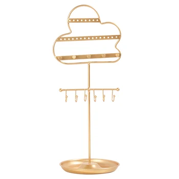 Jewelry Tower Organizer, Necklace Display Stand for Tabletop Hangers for Bracelets, Earrings Studs Gold
Jewelry Tower Organizer, Necklace Display Stand for Tabletop Hangers for Bracelets, Earrings Studs Gold