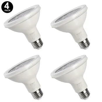 ICOCO 4PCS PAR30 12LED 12W Dimmable Short Neck 1000LM 3000K Warm White Spotlight LED Bulb Quivalent for 75W Halogen Bulb
ICOCO 4PCS PAR30 12LED 12W Dimmable Short Neck 1000LM 3000K Warm White Spotlight LED Bulb Quivalent for 75W Halogen Bulb