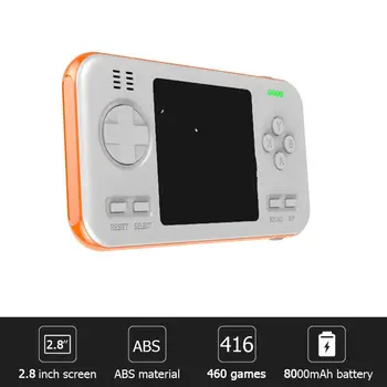Handheld Retro Game Console Game Player Power Bank 2.8 Inch Color Built-in 416 Classic Games Light Weight Easy to Carry
Handheld Retro Game Console Game Player Power Bank 2.8 Inch Color Built-in 416 Classic Games Light Weight Easy to Carry