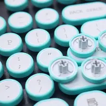 104Pcs/Set ABS Clear Round Backlight Mechanical Keyboard Key Caps Replacement
104Pcs/Set ABS Clear Round Backlight Mechanical Keyboard Key Caps Replacement