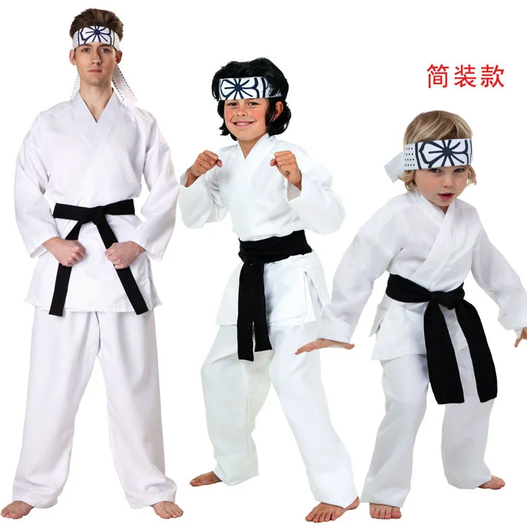New Halloween Party Cosplay Adult Kid Wushu Gym Karate Taekwondo Suits White Japanese Taekwondo Costume 
New Halloween Party Cosplay Adult Kid Wushu Gym Karate Taekwondo Suits White Japanese Taekwondo Costume