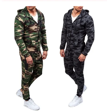 Jackets Set Men Camo Printed Sportwear Male Tracksuit Top Pants Suits Hoodie Coat Trousers Autumn Winter
Jackets Set Men Camo Printed Sportwear Male Tracksuit Top Pants Suits Hoodie Coat Trousers Autumn Winter