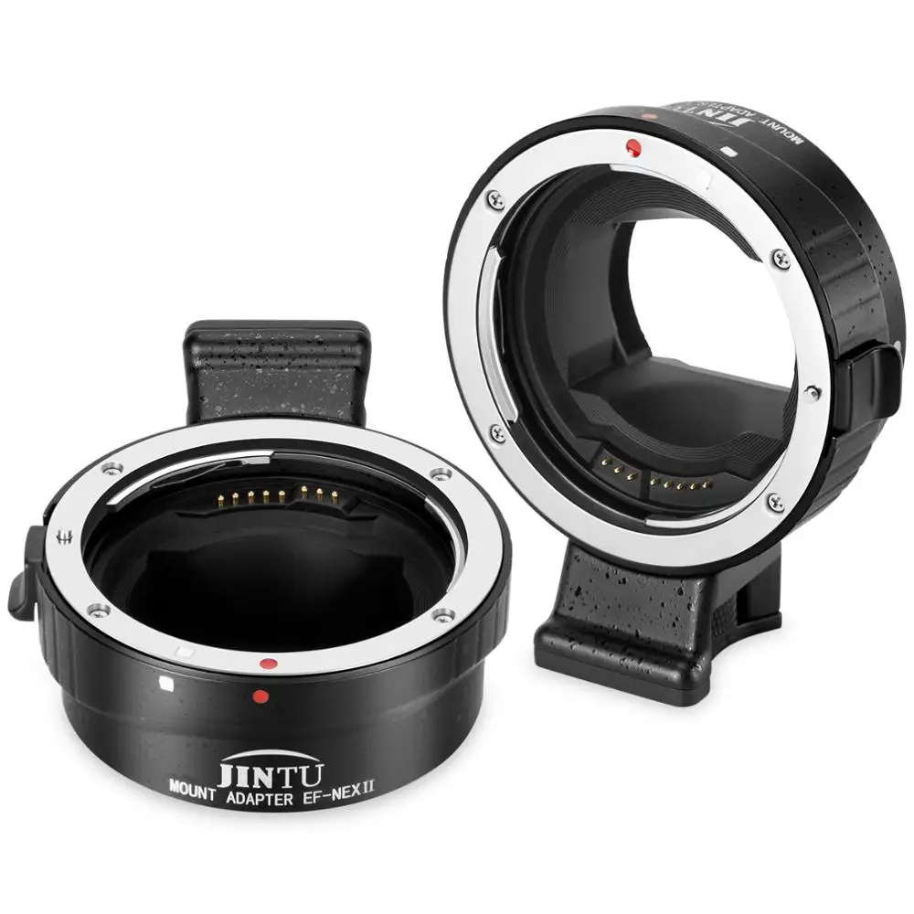 Адаптер для объектива JINTU Electronic AF, автофокус, EF-NEX II, для объективов Canon EOS EF EF-S, для камер Sony E NEX A7 A7R A7S A7RII A6500
Адаптер для объектива JINTU Electronic AF, автофокус, EF-NEX II, для объективов Canon EOS EF EF-S, для камер Sony E NEX A7 A7R A7S A7RII A6500