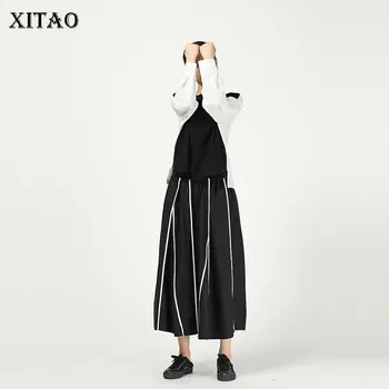 XITAO Hit Color Women T Shirt Irregular False Two Piece Full Sleeve Pullover 2020 Spring Small Fresh Casual Minority Tee DMY2530
XITAO Hit Color Women T Shirt Irregular False Two Piece Full Sleeve Pullover 2020 Spring Small Fresh Casual Minority Tee DMY2530