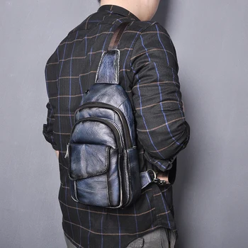 Hot Sale Men Crazy Horse Leather Casual Fashion Triangle Chest Sling Bag 8" Tablet Design Shoulder Cross body Bag Male 8013-bl
Hot Sale Men Crazy Horse Leather Casual Fashion Triangle Chest Sling Bag 8" Tablet Design Shoulder Cross body Bag Male 8013-bl