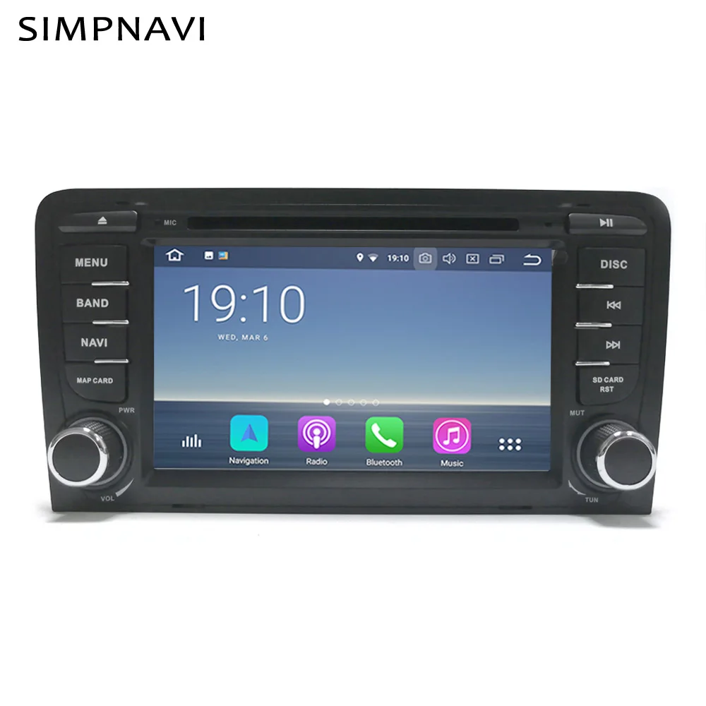 7" Android DAB+ Autoradio Bluetooth for AUDI A3 S3 RS3 Rockchip PX6 Built in Carplay AndroidAuto DSP 15Bands EQ 4GB RAM 64GB ROM
7" Android DAB+ Autoradio Bluetooth for AUDI A3 S3 RS3 Rockchip PX6 Built in Carplay AndroidAuto DSP 15Bands EQ 4GB RAM 64GB ROM