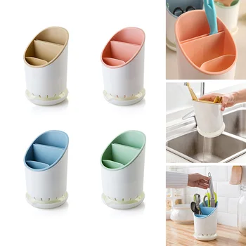 1pc Double Layers Chopsticks Tube Plastic Chopsticks Storage Drainer Rack Knife Spoon Tableware Kitchen Utensils Organizer Tool
1pc Double Layers Chopsticks Tube Plastic Chopsticks Storage Drainer Rack Knife Spoon Tableware Kitchen Utensils Organizer Tool