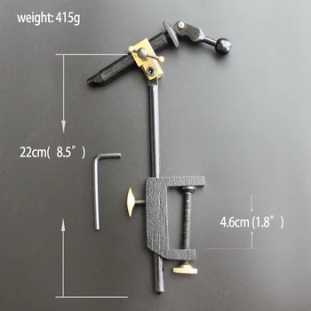 Rotary Fly Tying Vise C Clamp Steel Hard Jaws 360 Rotating Table Vise of Fly Tying Tools Kit Making Fly Fishing Tools Vice
Rotary Fly Tying Vise C Clamp Steel Hard Jaws 360 Rotating Table Vise of Fly Tying Tools Kit Making Fly Fishing Tools Vice