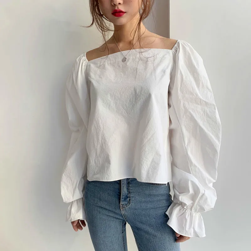 TVVOVVIN Off Shoulder Backless Shirt Women Korea Fashion Square Collar Bow Pleated Drawstring Patchwork 2019 Autumn Blouse D229
TVVOVVIN Off Shoulder Backless Shirt Women Korea Fashion Square Collar Bow Pleated Drawstring Patchwork 2019 Autumn Blouse D229