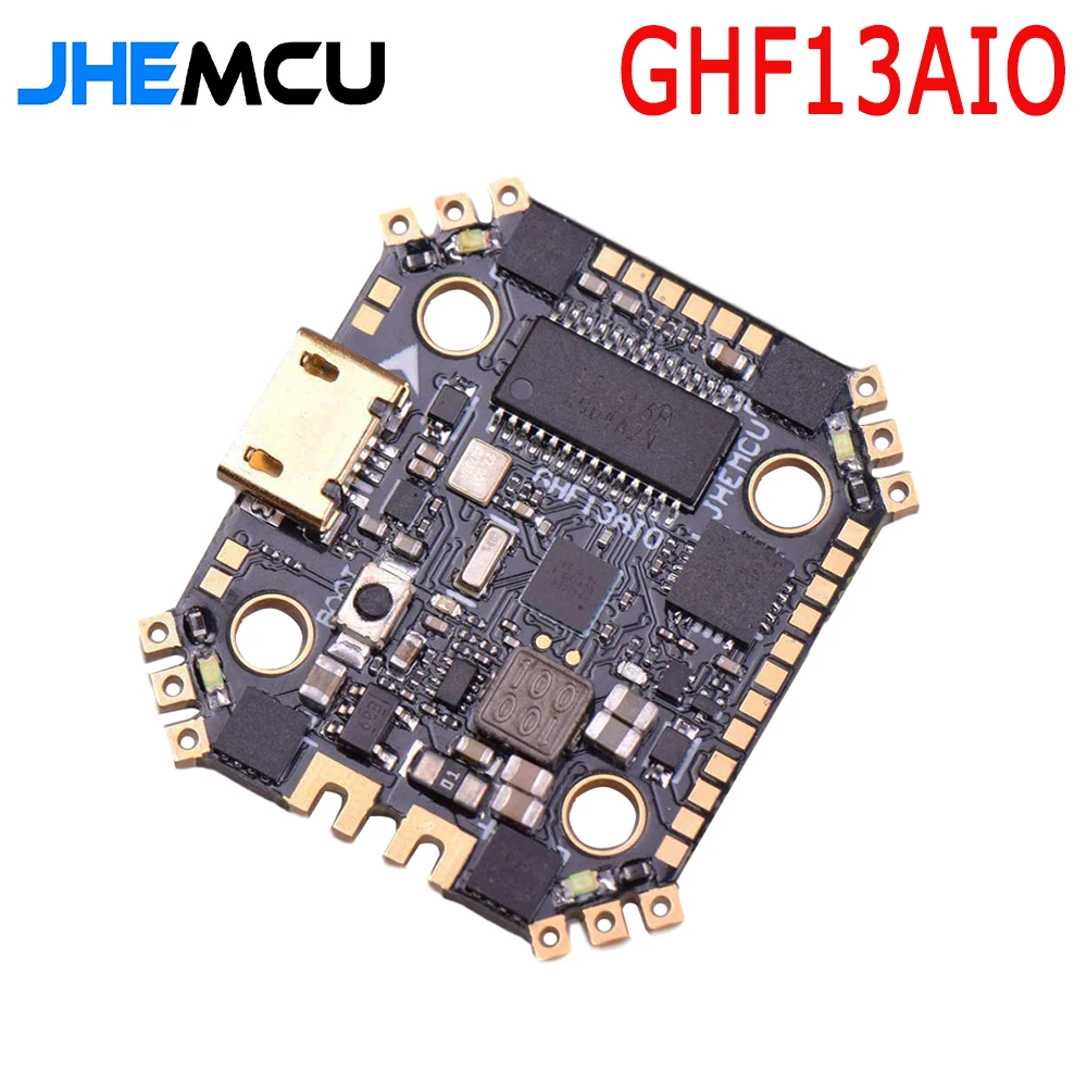 Контроллер полета JHEMCU GHF13AIO Betaflight MPU6000 F4 OSD встроенный контроллер 13A 4 в 1 ESC для