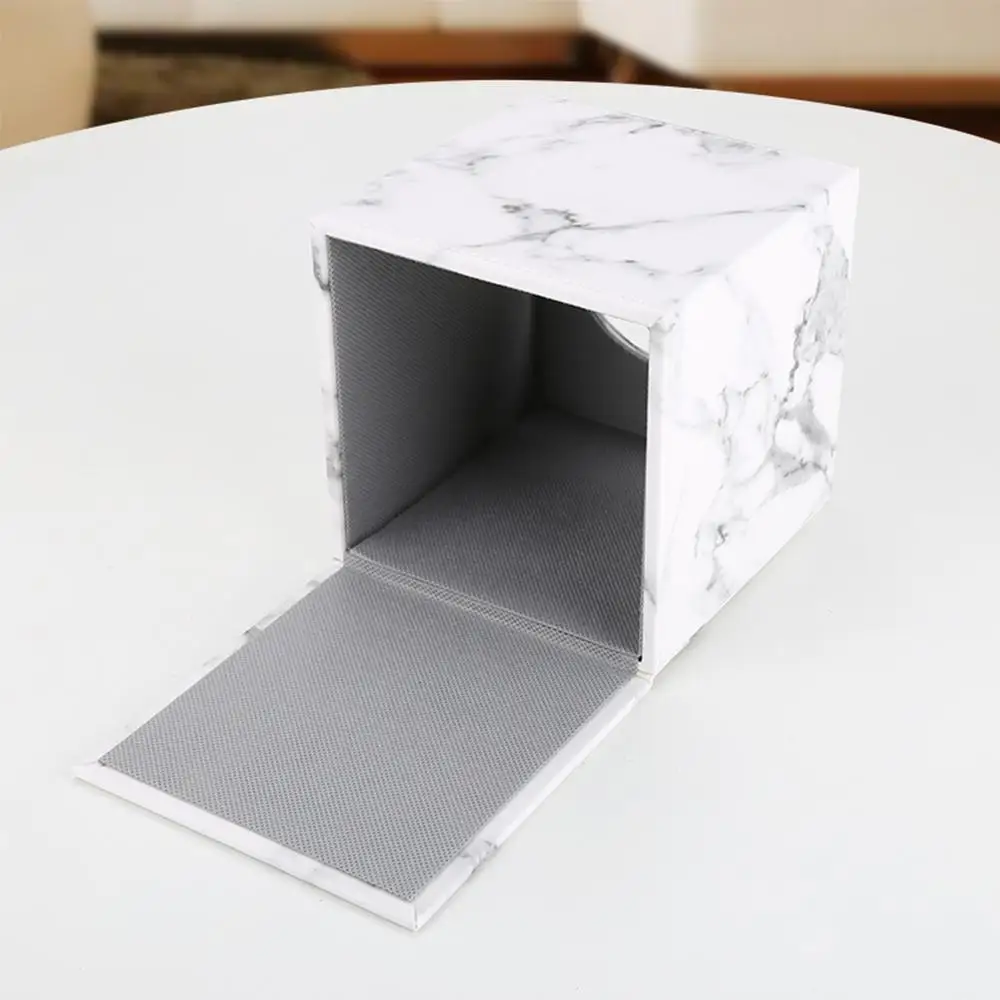 Мрамор куб квадрат ткани из искусственной кожи ролл держатель для туалетной
