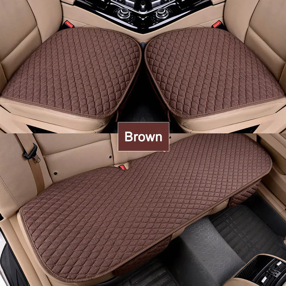 Sponge Lined Fabric Universal Car Seat Cover Front Rear Mat Cushion Breathable Non-slip Protector Pads Auto Interior Accessories
Sponge Lined Fabric Universal Car Seat Cover Front Rear Mat Cushion Breathable Non-slip Protector Pads Auto Interior Accessories