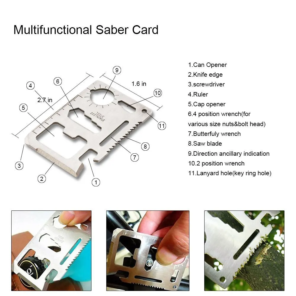 SOS Outdoor Survival Gear Tool SOS Outdoor Survival Gear Tool