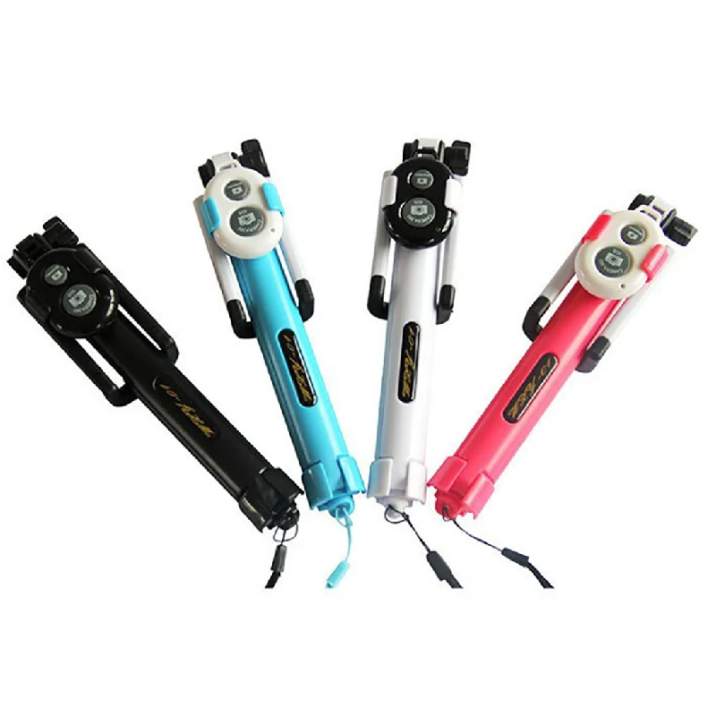 Bluetooth Selfie Stick Foldable Mini Tripod Extendable Handheld Selfie Self Stick Monopod Holder For Android IOS Phone Hot
Bluetooth Selfie Stick Foldable Mini Tripod Extendable Handheld Selfie Self Stick Monopod Holder For Android IOS Phone Hot