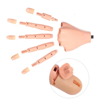 Nails Practice Model Hand Kit ABS Salon Reusable Flexible DIY Manicure Display Detachable Finger Training Tool 200pcs False Tips
Nails Practice Model Hand Kit ABS Salon Reusable Flexible DIY Manicure Display Detachable Finger Training Tool 200pcs False Tips
