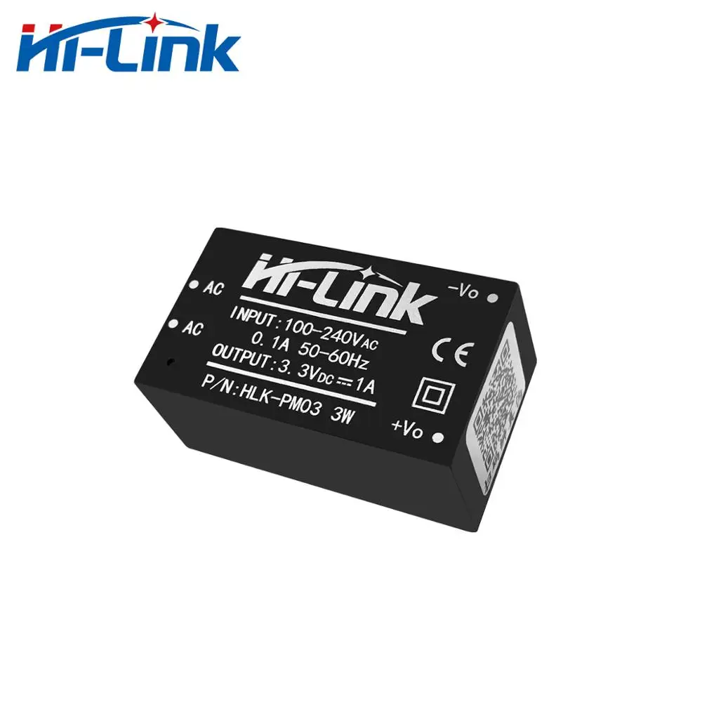 Free Shipping 60pcs HLK-PM03 220V to 3.3V 1A 3W AC DC Power Supply Module CE RoHs
Free Shipping 60pcs HLK-PM03 220V to 3.3V 1A 3W AC DC Power Supply Module CE RoHs