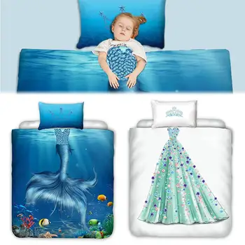 Sea Princess Bedding Set Ultra Soft Microfiber 2-Piece Quilt Cover Mermaid Pillowcase Set for Home Hotels Single Apartments
Sea Princess Bedding Set Ultra Soft Microfiber 2-Piece Quilt Cover Mermaid Pillowcase Set for Home Hotels Single Apartments