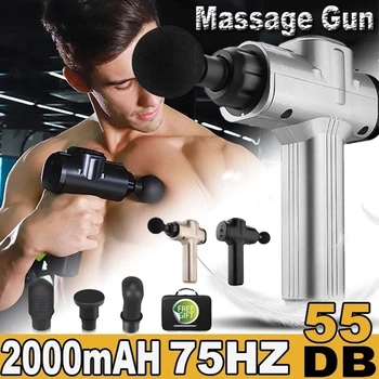 Massage Gun Percussion Muscle Massager Vibration Relaxing Therapy Deep Tissue Training Exercising Body Relaxation
Massage Gun Percussion Muscle Massager Vibration Relaxing Therapy Deep Tissue Training Exercising Body Relaxation
