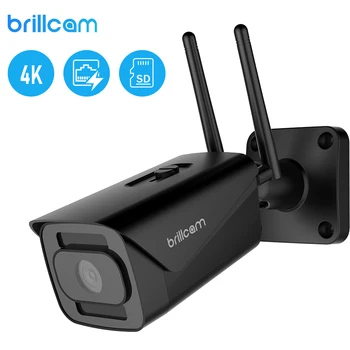 Brillcam 4K/8MP UltraHD IR Bullet IP WIFI Camera with 2.8mm Len,2.4G/5G WiFi,IP67 Weatherproof, AI,Micro SD Recording
Brillcam 4K/8MP UltraHD IR Bullet IP WIFI Camera with 2.8mm Len,2.4G/5G WiFi,IP67 Weatherproof, AI,Micro SD Recording