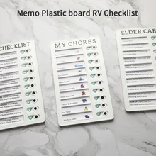 Daily Task Planning Board Portable Plastic Memo Checklist Board Detachable Reusable Memo Checklist List Maker Note Stationery
Daily Task Planning Board Portable Plastic Memo Checklist Board Detachable Reusable Memo Checklist List Maker Note Stationery