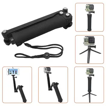 3Way Handheld Gopro Selfie Stick Foldable Extendable Camera tripod stand Holder Rack Portable Waterproof Selfie Stick Grip Gopro
3Way Handheld Gopro Selfie Stick Foldable Extendable Camera tripod stand Holder Rack Portable Waterproof Selfie Stick Grip Gopro