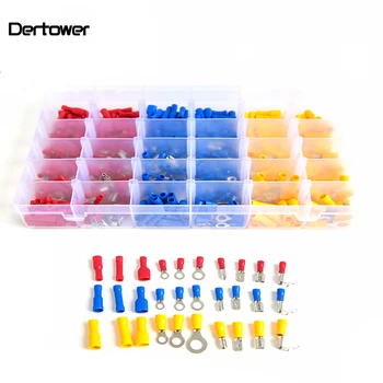 500PCS Cold Pressure Connection Terminal Red Blue Yellow Boxed Connect Group Combine Assorted Wire Terminals Crimp
500PCS Cold Pressure Connection Terminal Red Blue Yellow Boxed Connect Group Combine Assorted Wire Terminals Crimp
