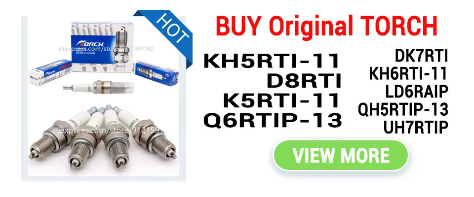 Generic Original TORCH Candles Spark Plug L7RTC DK7RTC B7RTC-9 B8RC ...