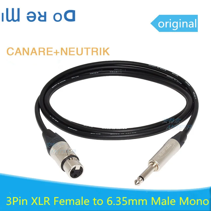 1 шт. HiFi CANARE L-2T2S L-2T2S Neutrik NP2X 6,35 мм Male Mono to NC3FXX XLR 3Pin Female balance cable blue black red 1M 2M
1 шт. HiFi CANARE L-2T2S L-2T2S Neutrik NP2X 6,35 мм Male Mono to NC3FXX XLR 3Pin Female balance cable blue black red 1M 2M