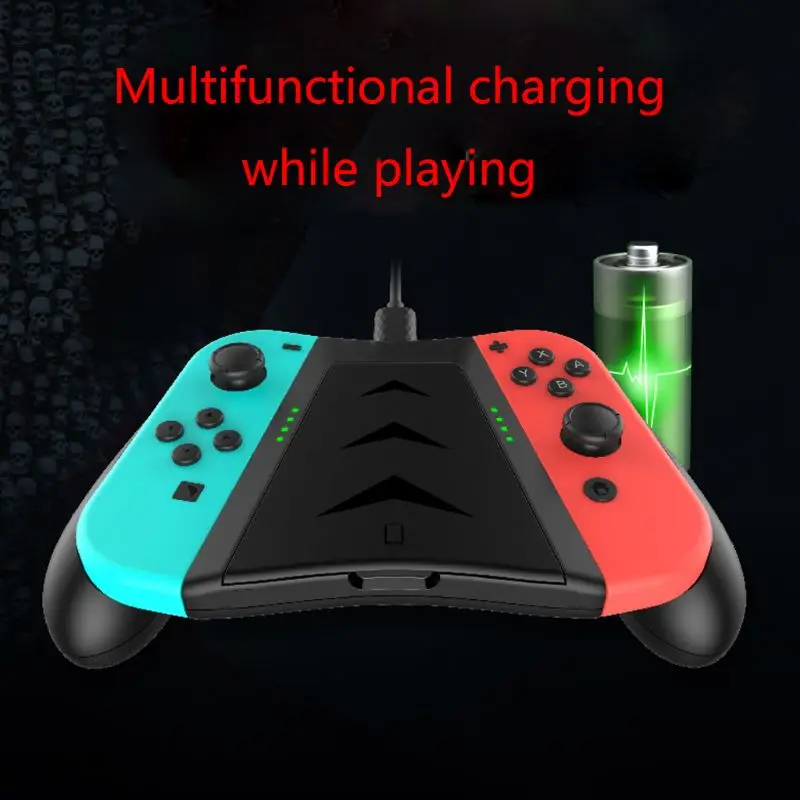 Multi-Function Charging Grip Game Card Slots Charging Stand For Nintend Switch
Multi-Function Charging Grip Game Card Slots Charging Stand For Nintend Switch