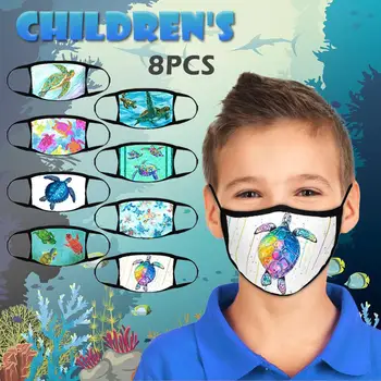 8PCS Breathable Mask For Children's Kids's Printed Dust-Proof Double Layer Sea Turtle Pattern Mask 16X11cm
8PCS Breathable Mask For Children's Kids's Printed Dust-Proof Double Layer Sea Turtle Pattern Mask 16X11cm