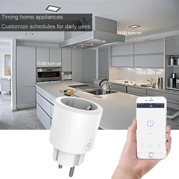 APP Smart Timer Plug Home Fire Retardant PC Smart Power Socket Cell Phone WIFI Wireless Voice Control Remote Socket
APP Smart Timer Plug Home Fire Retardant PC Smart Power Socket Cell Phone WIFI Wireless Voice Control Remote Socket