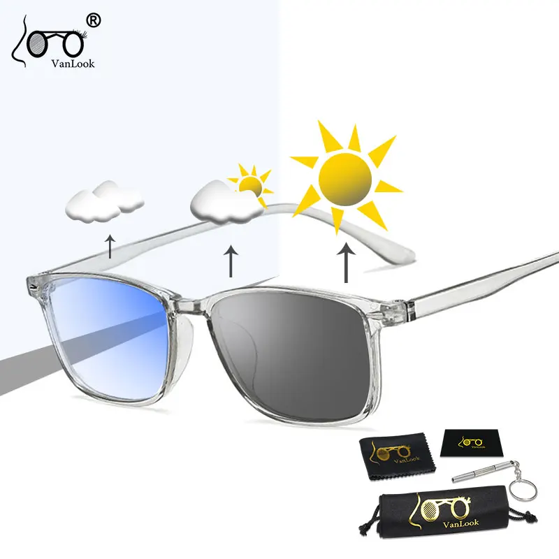 Anti Blue Ray Photochromic Computer Glasses Women Transparent Eye Glasses Frames For Men Eyeglasses Screen Game UV400 Spectacle
Anti Blue Ray Photochromic Computer Glasses Women Transparent Eye Glasses Frames For Men Eyeglasses Screen Game UV400 Spectacle